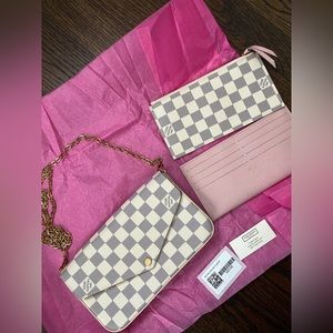 Louis Vuitton Felicie Pochette - Damier Azur
